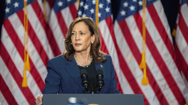 Vice President Kamala Harris campaigns for President as the presumptive Democratic candidate during an event at West Allis Central High School, Tuesday, July 23, 2024, in West Allis, Wis. (AP Photo/Kayla Wolf)