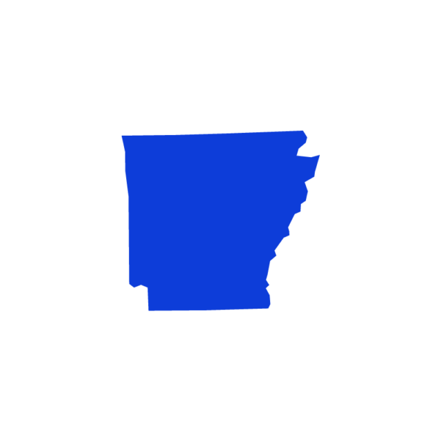 Arkansas state outline
