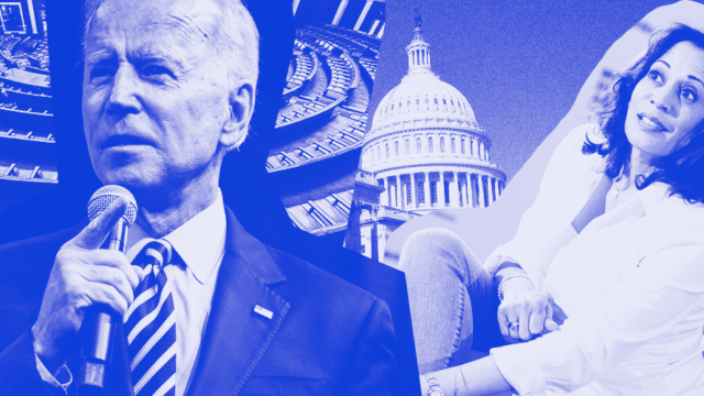 Collage of Joe Biden and Kamala Harris