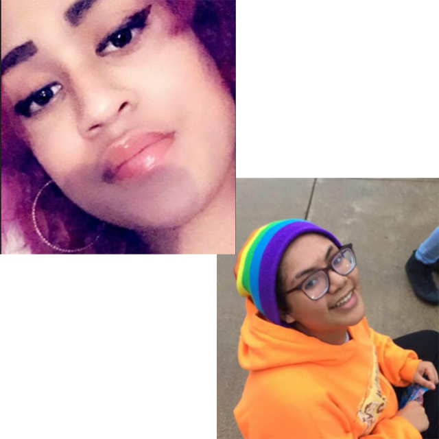 Jeffrey “JJ” Bright, a 16-year-old transgender boy, and Jasmine Cannady, a 22-year-old non-binary person -- siblings who were killed in Ambridge, Pennsylvania on February 22.